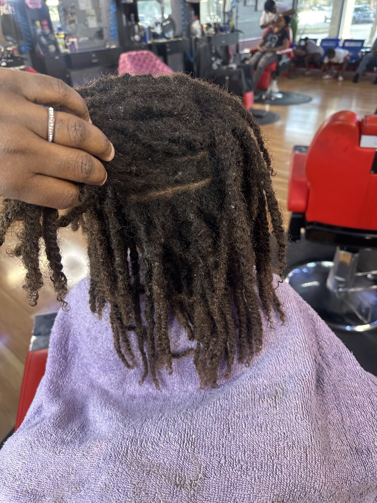 Sharp fade haircut